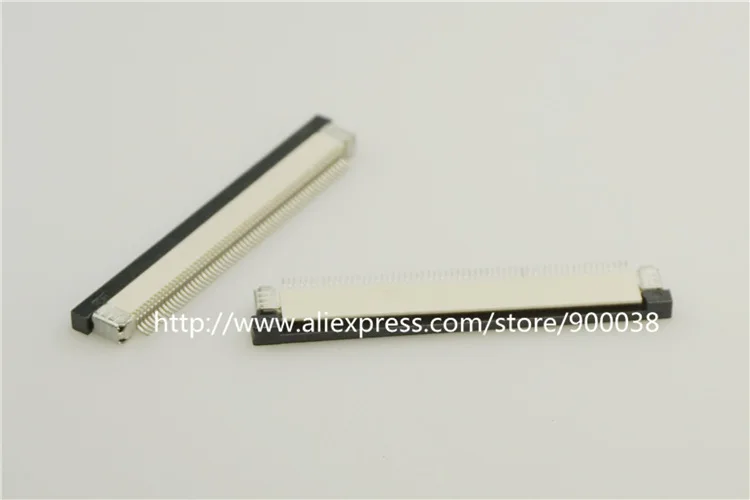 

100pcs FPC connector 0.50 mm 0.020" 60 Position Bottom Contact Right angle SMD ZIF Slide Lock Surface Mount PCB re-flow solder