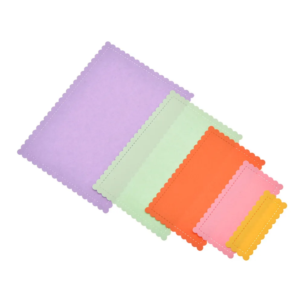 Сшитая прямоугольная рама с зубцами металлические Вырубные штампы скрапбукинг