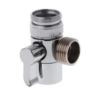 Латунный переключатель клапана раковины для ванной, кухни, разветвитель для смесителя, переходник для шланга M22 X M24