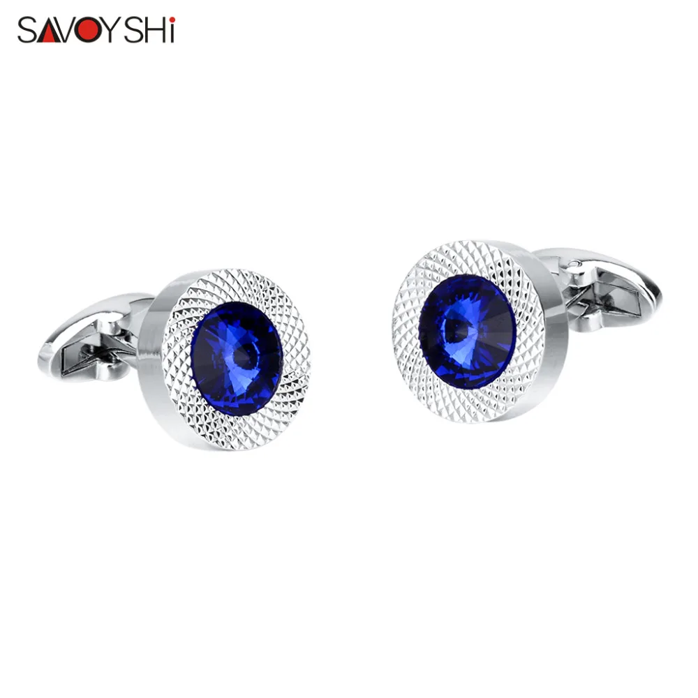 Роскошные бриллиантовые высококачественные свадебные запонки SAVOYSHI для жениха с