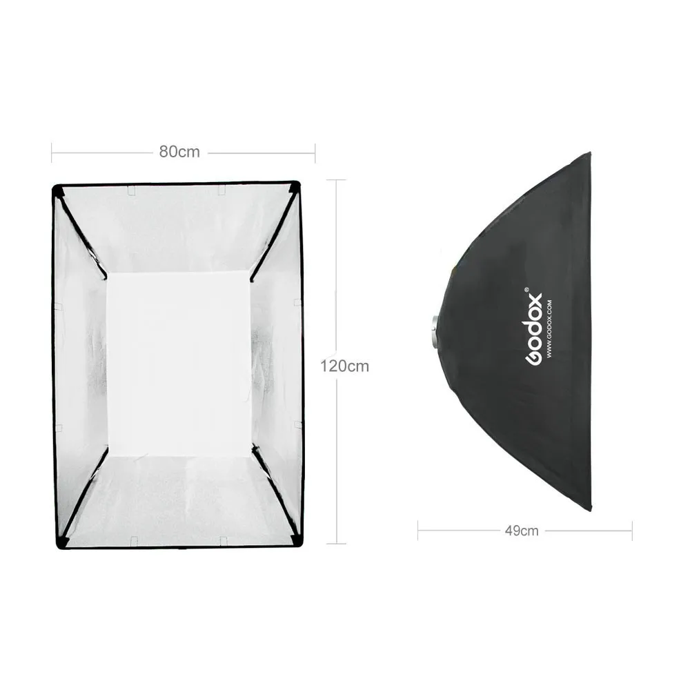 Godox 80x120 см 31 5 &quotx 47&quot Speedlite студия стробоскопическая вспышка фото отражательный