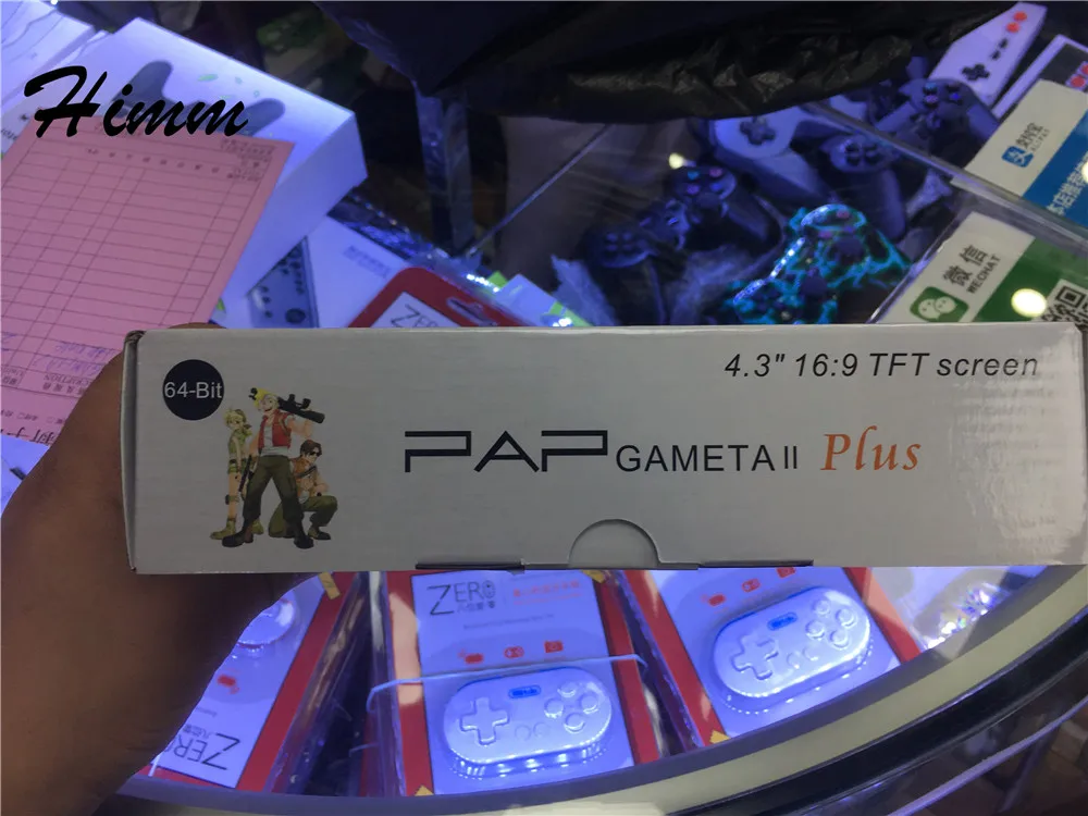 4 ГБ обновление до 16 Гб PAP II plus 4," Портативный игровой плеер 64 бит PAP Gameta PMP psp Встроенный 10000 MP4 MP5 видео игровые консоли