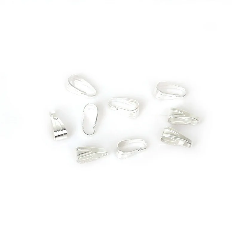 Новое поступление 100 шт. зажим для подвески Зажим Бейл соединители круглые бусины