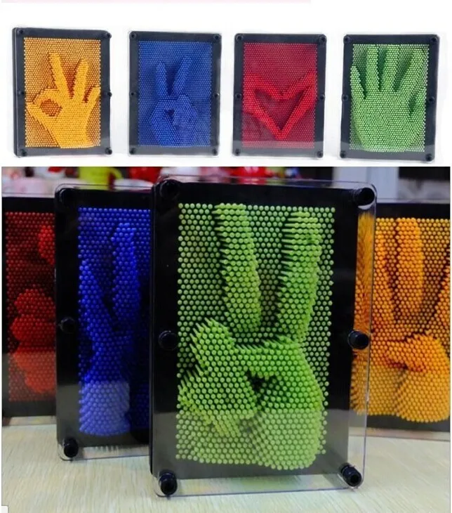 3 размера DIY 3d pinart скульптура рамка изображение Captor Pin Point Art Impressions Pinart 3-мерный скульптура из булавок