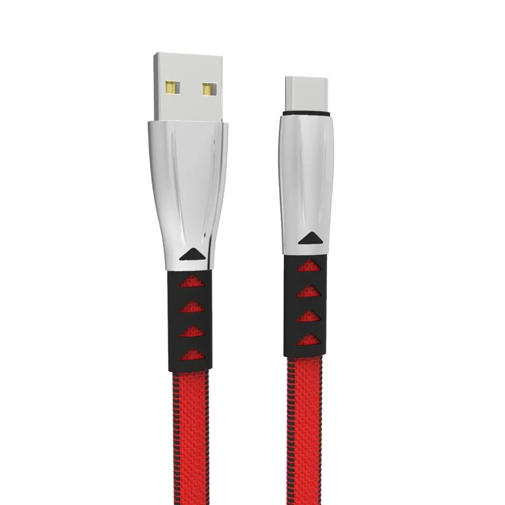 Кабель Millionwell USB Type C из цинкового сплава тканевый кабель передачи данных для