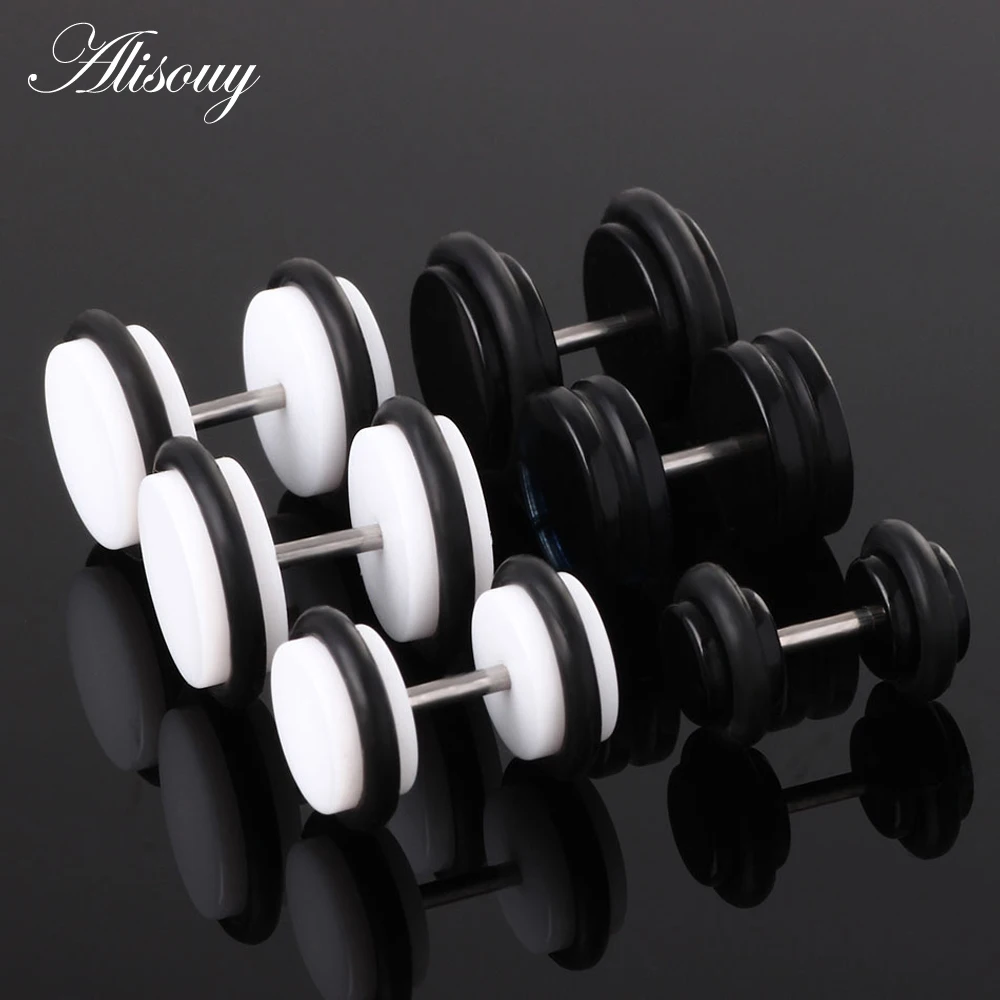 2 шт. женские акриловые серьги гвоздики 6/8/10 мм|fashion stud earrings|stud earringsearring men |