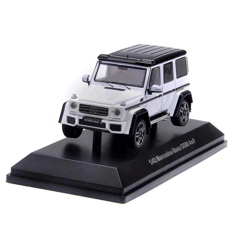 Белый 1/43 литые под давлением G500 G Серия 4*4 коллекция игрушечные модели машин металлические Литые внедорожные игрушки для детей - Цвет: Белый