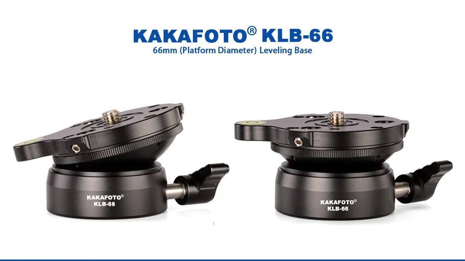 Совершенно KLB-66 Выравнивающий штатив с пузырьковым уровнем для DSLR камер штативы и моноподы Sunwayfoto DYH-66i