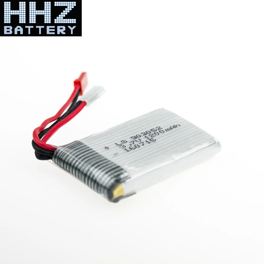 20 шт. литиевая LiPo батарея 3 7 V 1200mAh 25C для Syma X5SC X5SW M18 H5P Вертолет Самолет мини Дрон