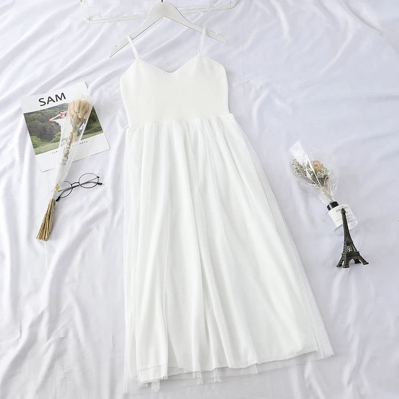 Платье женское кружевное длинное эластичное с сетчатой подкладкой большого