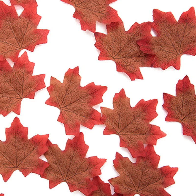 Искусственные кленовые листья для Дня благодарения Скрапбукинг свадьбы события