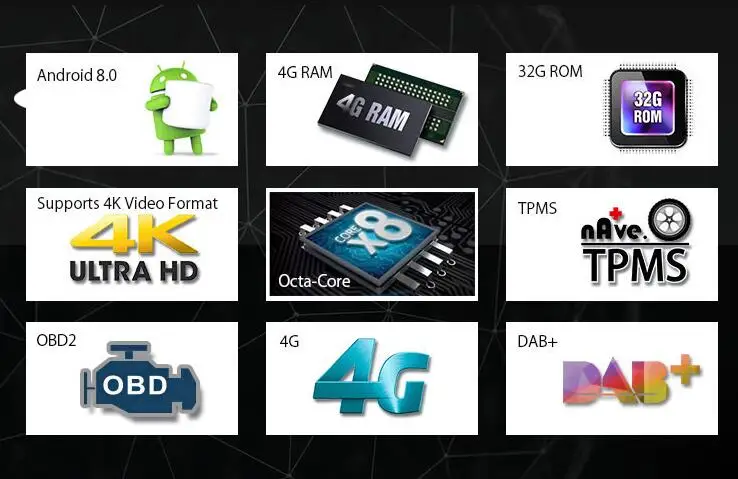10 1 "4G Оперативная память 32G Встроенная Android 8 0 авто стерео Мультимедиа для Volkswagen