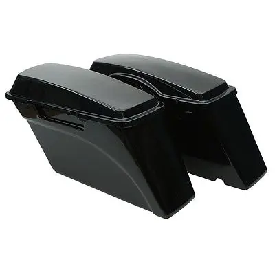 Яркие черные чехлы на седло из АБС пластика для мотоциклистов Harley HD Road King Glide Softail