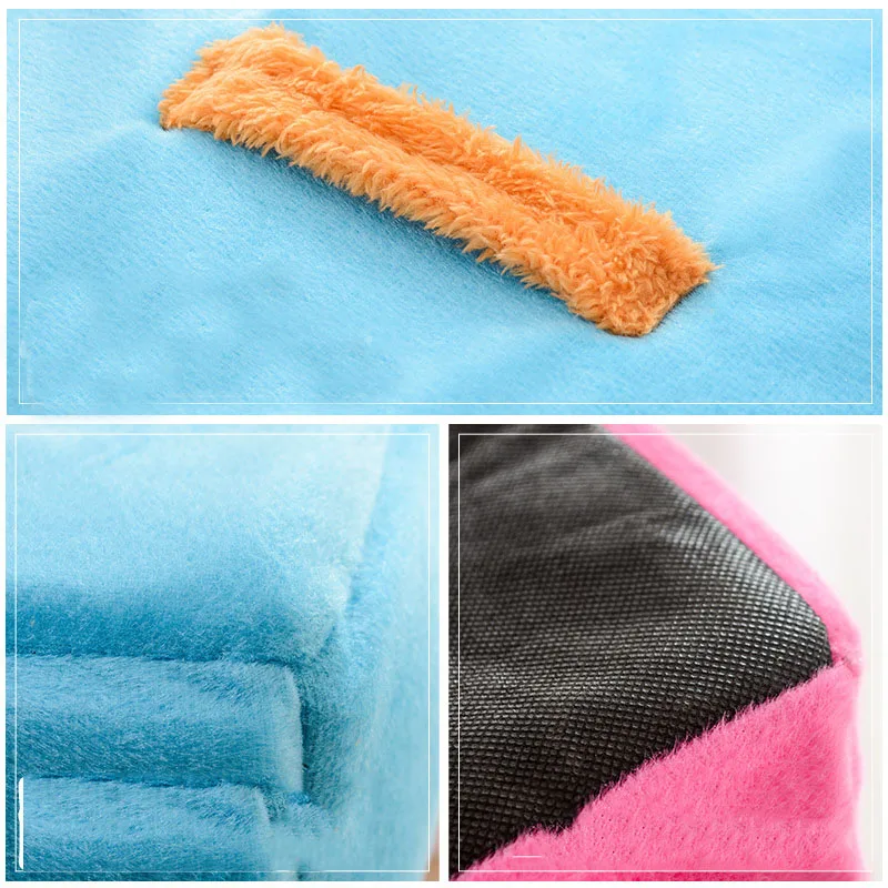 Складной мягкий теплый зимний домик для кошек и собак животных щенков пещера