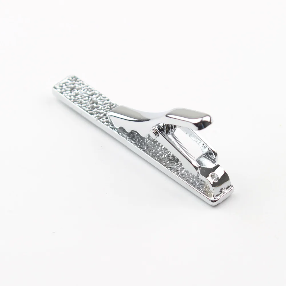 Мужские заколки для галстука на шею 4 5 см ClaspChrome из нержавеющей стали ювелирные