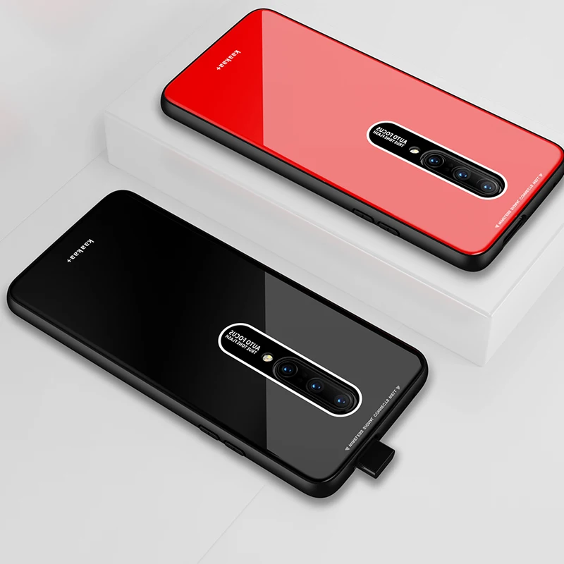 Стеклянный чехол Tsimak для Oneplus 7 Pro one plus 7 1+ 7 Pro, чехол-бампер, противоударный чехол из закаленного стекла для телефона