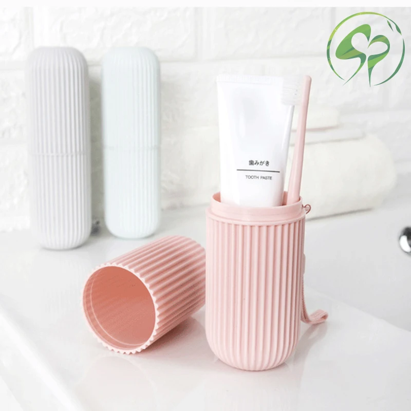 

Creative Toothbrush cup Portable Travel Couple Bathroom Cup Toothbrush holder Plastic Toothpaste Storage Box Wash Cup