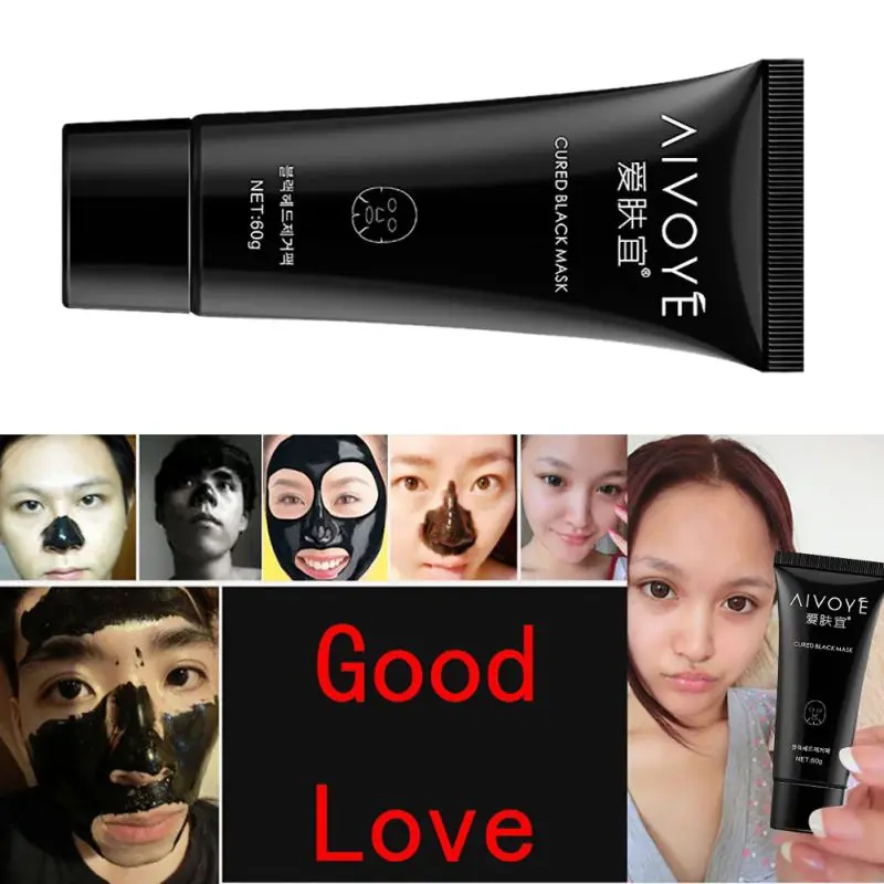 Популярная женская маска для лица AFY всасывающая черная глубокое очищение