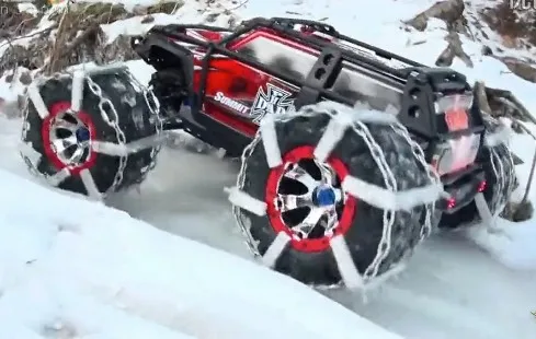 Для Traxxas вершина для снега Снежная цепь снег протектор лед противоскользящая