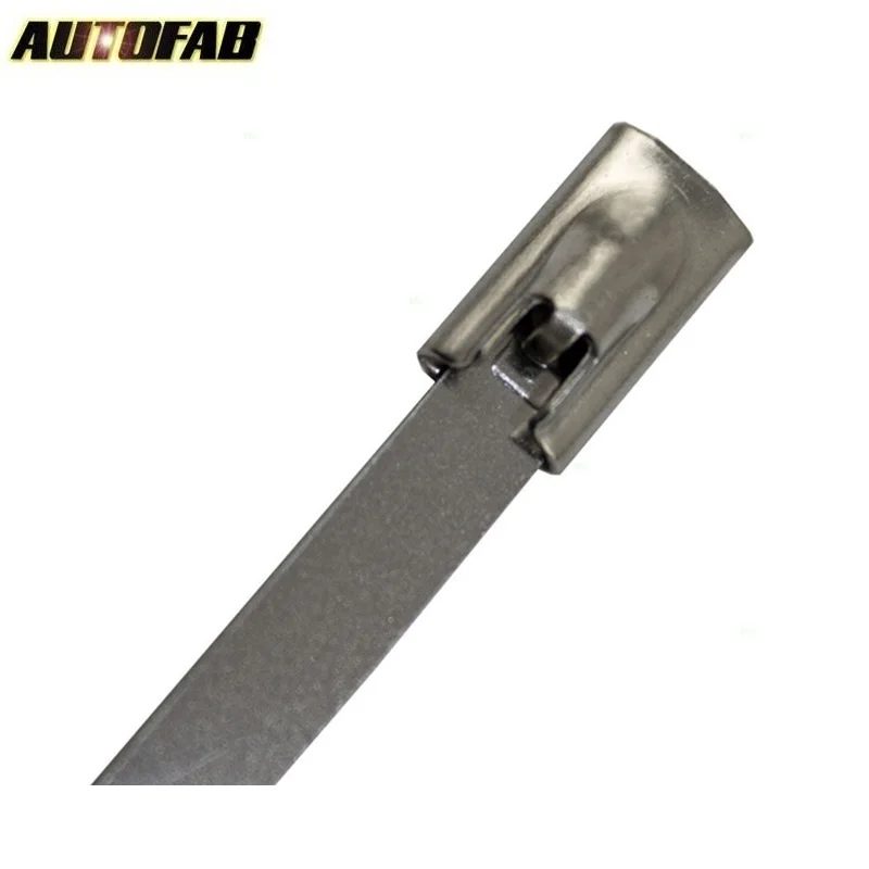 100 шт./лот Металлические Кабельные Стяжки Из Нержавеющей Стали Zip 7 9 мм x 300 обмотка