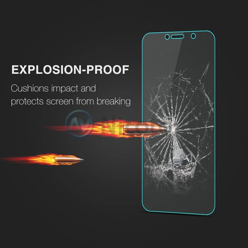 2.5D Закаленное стекло для Huawei Y5 Prime 2018 Защитная пленка экрана стеклянная