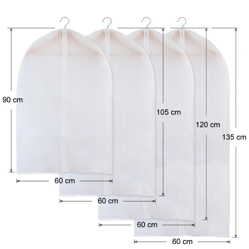 Моющаяся Пылезащитная сумка для хранения одежды подвесной прозрачный мужской