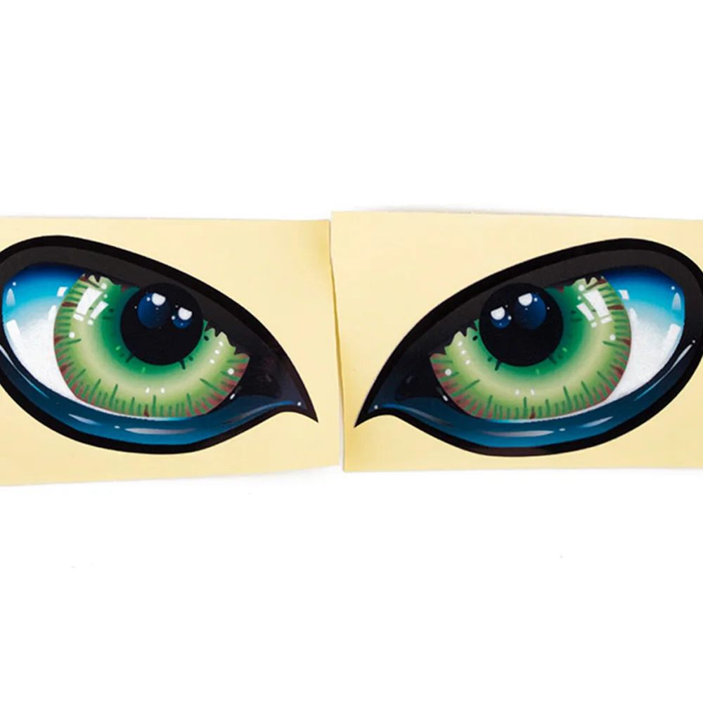 2 шт. 3D стерео Светоотражающая наклейка для глаз кошачья авто боковое крыло