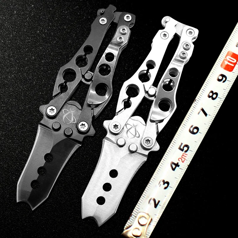 Small Butterfly Folding Blade Knife Stainless Steel Utility Training EDC Tool Free Shipping | Инструменты