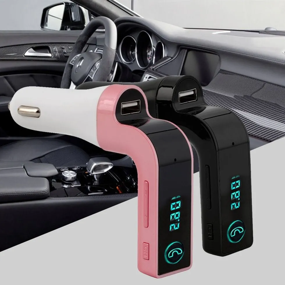 5PCS Wireless Hands-free Bluetooth FM Transmitter Modulator Car Kit MP3 Player USB | Электроника