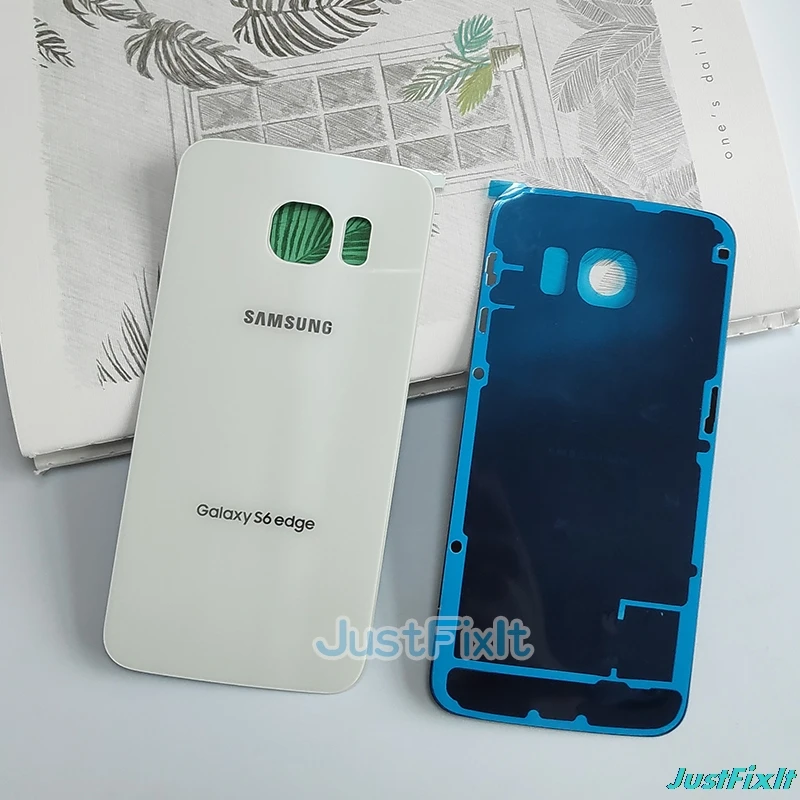 For SAMSUNG Galaxy S6 Edge G925 G925F G925T Back Battery Cover Door Rear Glass Housing Case Replace | Мобильные телефоны и