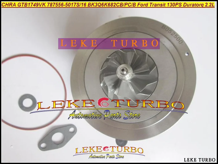 Бесплатная доставка картриджа Turbo CHRA GTB1749VK 787556 -5016S -0017 BK3Q6K682PC для Ford Transit 130PS Duratorq 2.2L