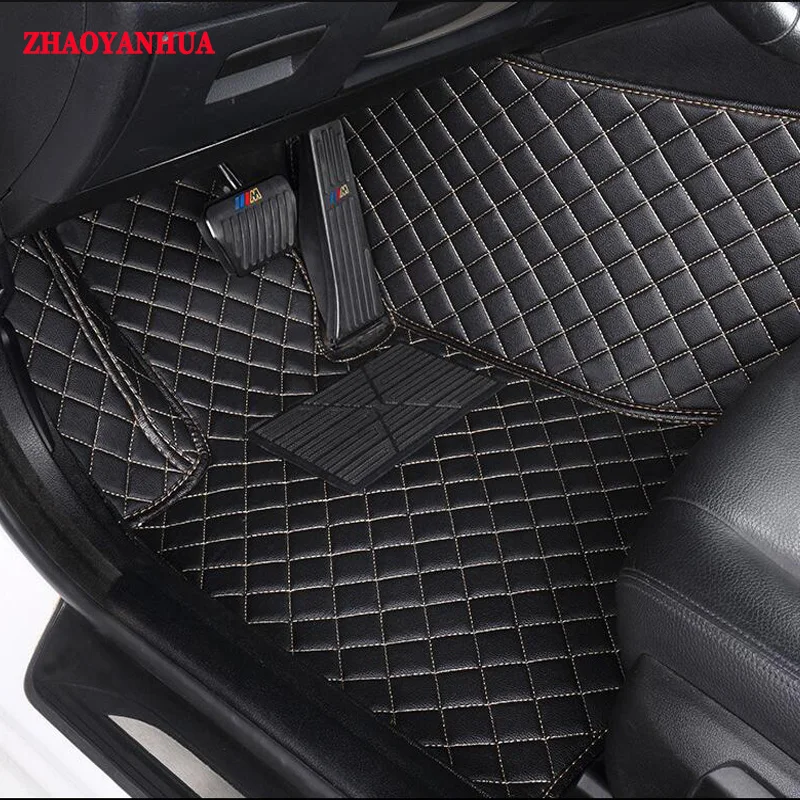 

ZHAOYANHUA Custom special car floor mats for Kia Rio K2 Spectra Cerato Forte 5D heavy duty foot case car styling carpet liners