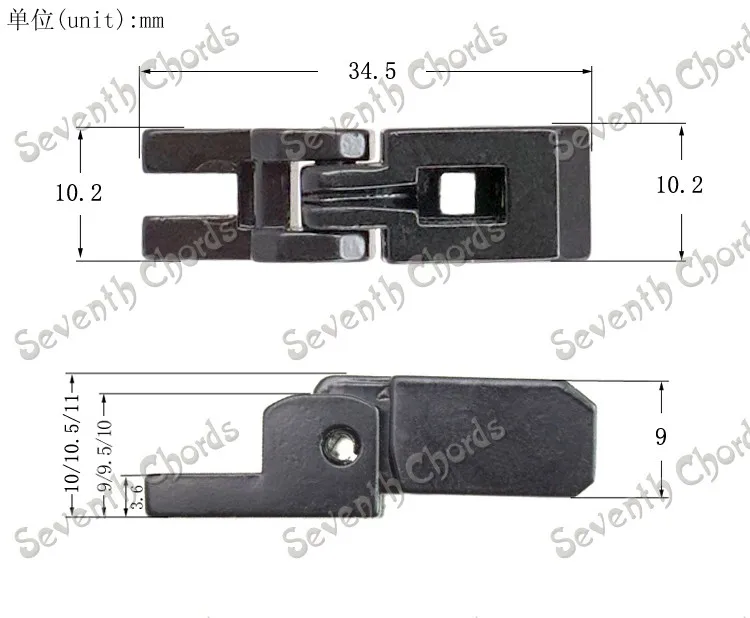 1 шт. Строка через седло не нужно вставить блок тремоло закрытые String для сменный