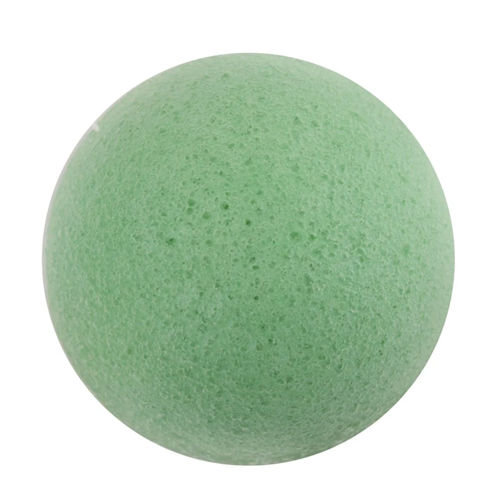 

4pcs/lot 4colors Semicircular 100%Natural Green Tea Konjac Facial Sponge Facial Wash Cleaning Puff 74*74*33