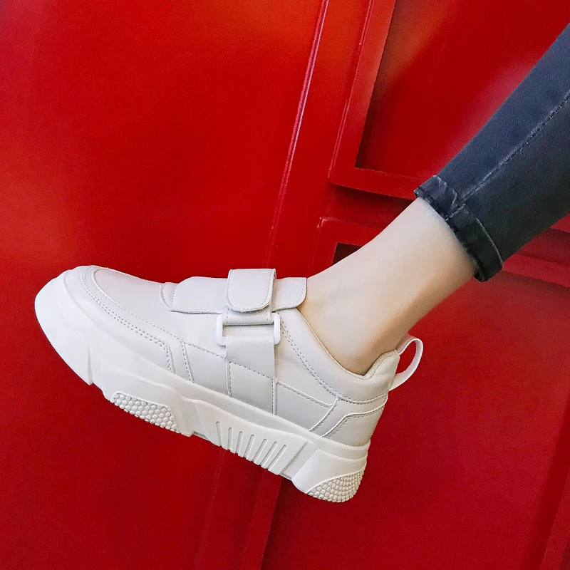 2019 Корейская версия новой повседневной обуви в стиле Харадзюку на платформе