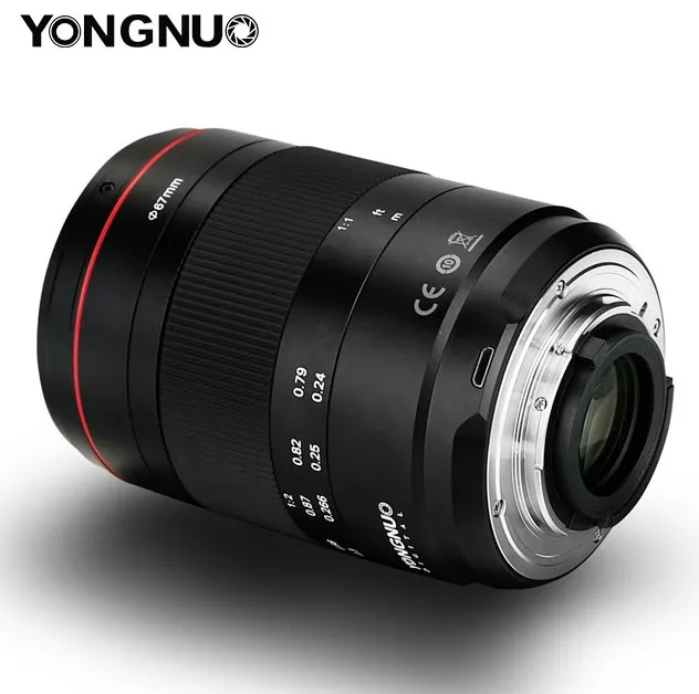 YONGNUO YN60mm F2Ne MF 0 234 м макрообъектив ручная фокусировка с расстоянием индикатор для