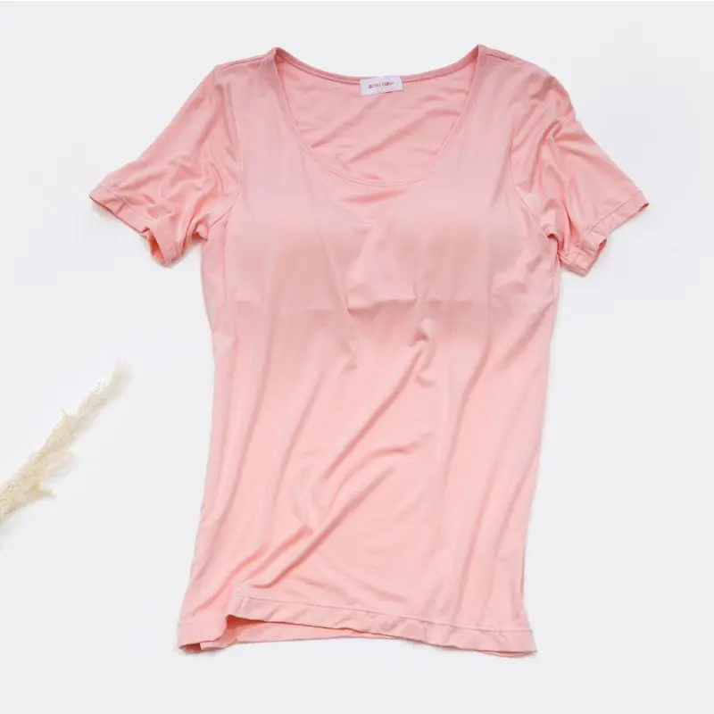 Женская футболка с короткими рукавами Модальная для фитнеса тренажерного зала