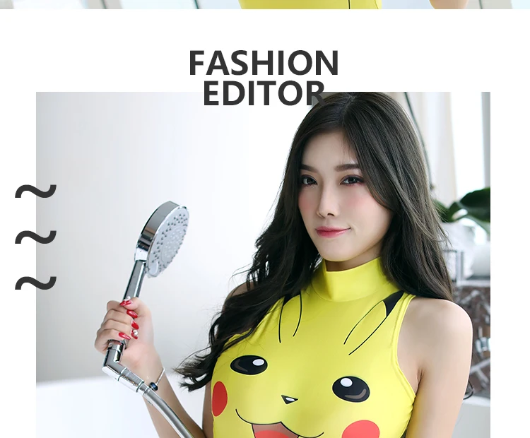 Два стиля женское нижнее белье Picachu комбинезон униформа Teddies Боди Мертвая вода открытый промежность эротические костюмы для женские купальники