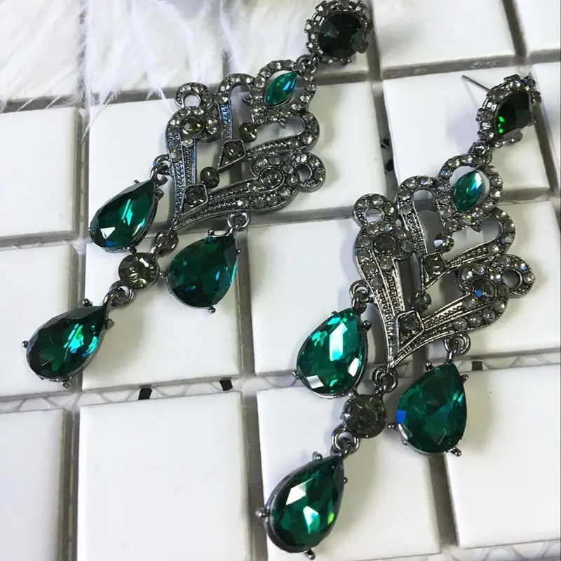 Винтажные серьги VEYO с кристаллами для женщин Классические висячие разы модные