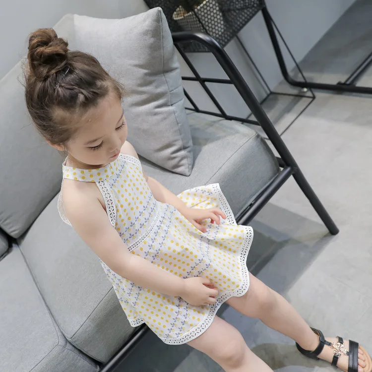 [Bosudhsou] ys-1 Girls Clothing Summer Girl Dress Children Kids Berry Vest Clothes | Детская одежда и обувь