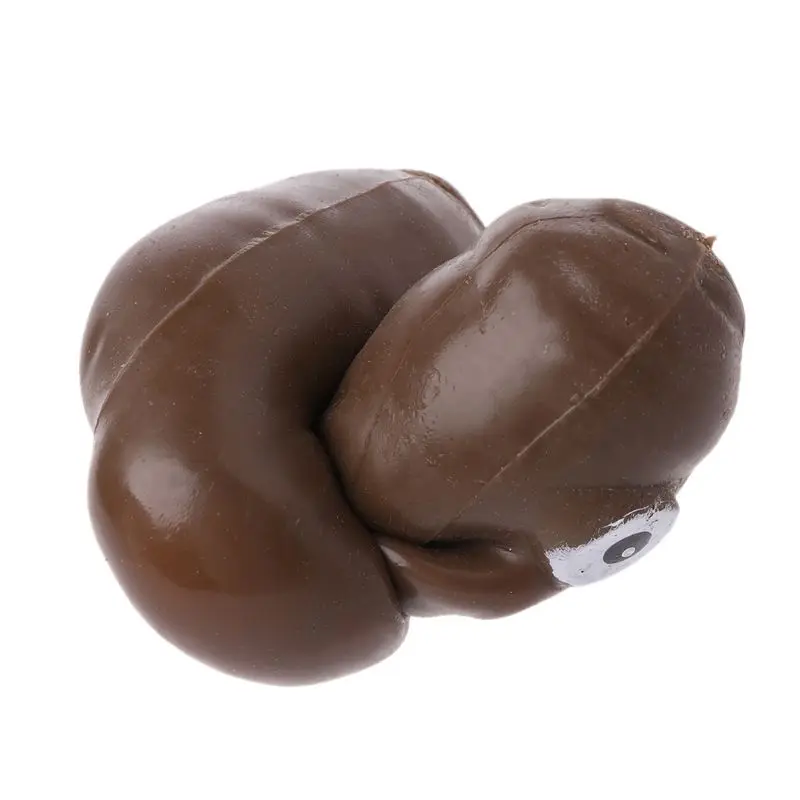 Смешная сжимающая полоса Poo Gag Shit шутка шар для снятия стресса игрушка подарок для взрослые дети игрушки упражнения рука