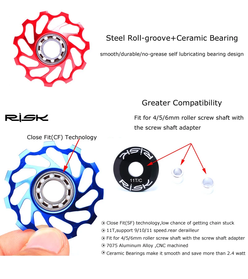 Велосипедный задний переключатель передач для горного и дорожного велосипеда 11T