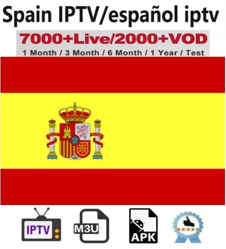 1 год подписки на IPTV alibaba код английские каналы Испания Португалия Пакистан iptv хит