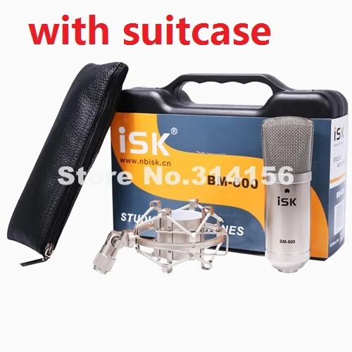 Искусственный профессиональный конденсаторный микрофон ISK для создания