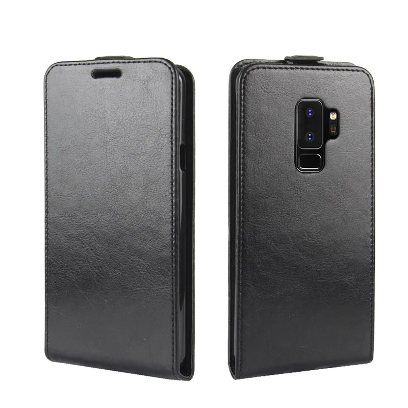 Чехол для samsung Galaxy s9 оригинальный кожаный чехол защитный телефона Funda Samsung plus флип