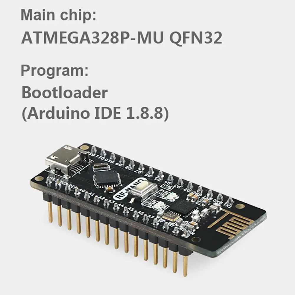 NRF24L01 + 2 4G беспроводной модуль Arwino NANO V3.0 = RF Nano интегрированная плата с интерфейсом