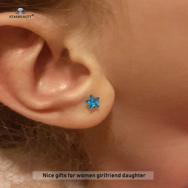 Серьги гвоздики для пирсинга из нержавеющей стали 2 шт./лот 1 2x6x3 мм|Украшения тела|