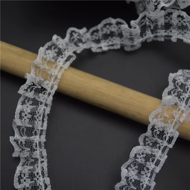 Декоративная тесьма с оборками 45 ярдов ширина 2 2|ruffle ribbon|decoration trimclothes diy |