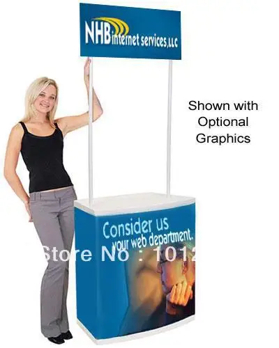 

Promotional Counter Display Stand Campaign Graphic Counter Display