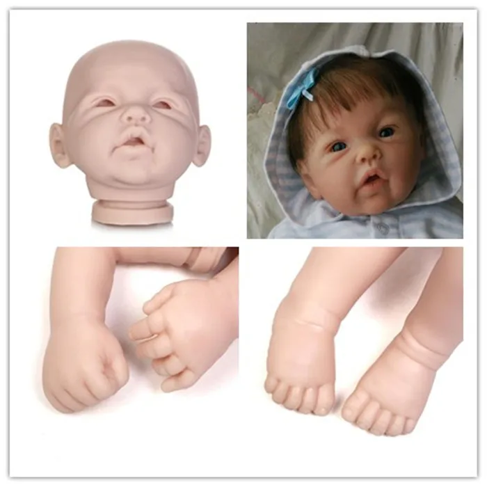 NPK 55 см набор reborn moldels мягкий силиконовый Reborn kit 2" reborn doll kits виниловый набор reborn sin pintar baby doll аксессуары